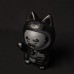 CHUBBY OJISAN LUCKY CAT IN BLACK